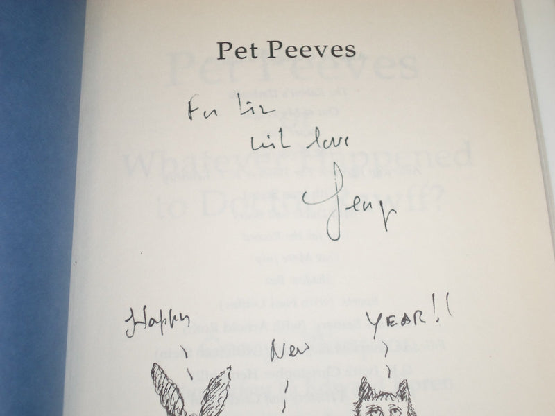 2000 PET PEEVES DOCTOR RAWFF BOOK BY GEORGE PLIMPTON AUTHOR INSCRIBED - KD 2566
