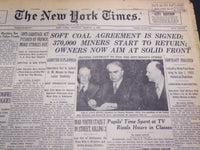 1950 MARCH 6 NEW YORK TIMES - SOFT COAL AGREEMENT SIGNED - NT 4291
