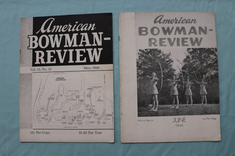 1946 AMERICAN BOWMAN-REVIEW MAGAZINE - COMPLETE YEAR - LOT OF 12 - O 3752