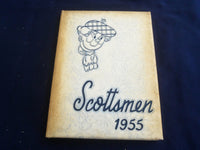 1955 THE SCOTTSMEN SCOTT TOWNSHIP HIGH SCHOOL YEARBOOK - ESPY, PA - YB 2692
