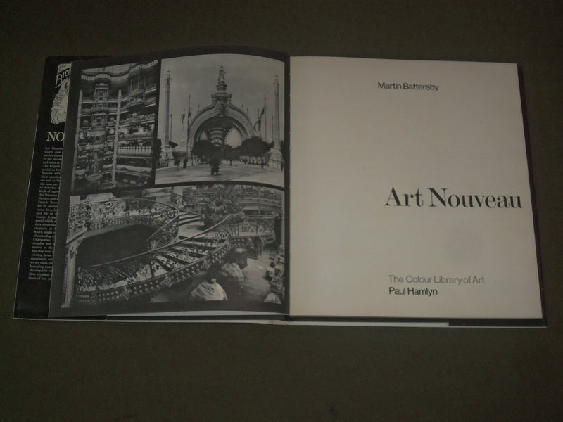 1969 ART NOUVEAU HARDCOVER BOOK BY MARTIN BATTERSBY - GREAT PHOTOS - I 1495