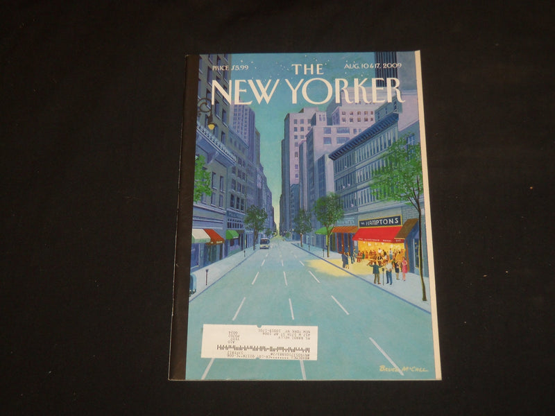 2009 AUGUST 10 & 17 THE NEW YORKER MAGAZINE - ILLUSTRATED COVER - NY 2147