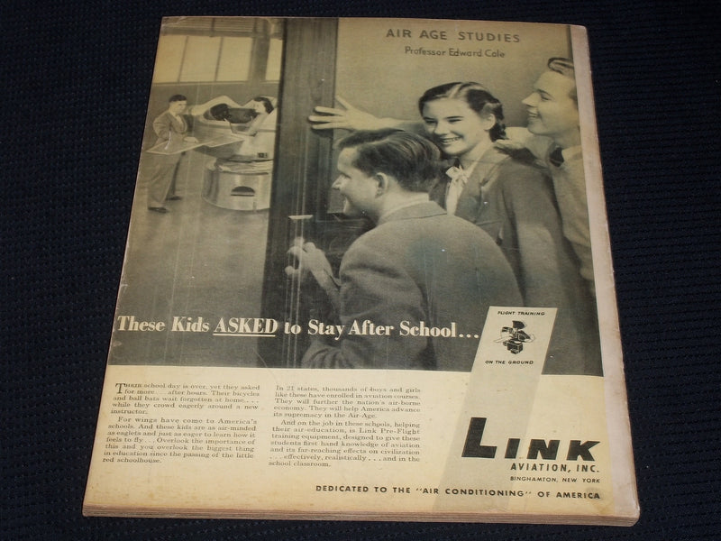 1947 OCTOBER AIR TRAILS PICTORIAL MAGAZINE - RADIO STINSON 150 - E 7089