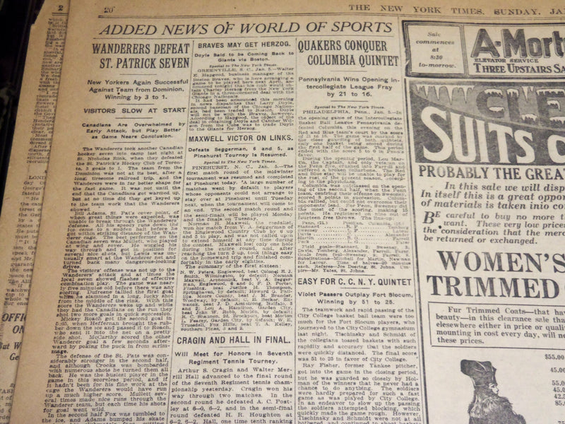 1918 JAN 6 NEW YORK TIMES - LLOYD GEORGE RESTATES BRITAIN'S WAR AIMS - NT 7915