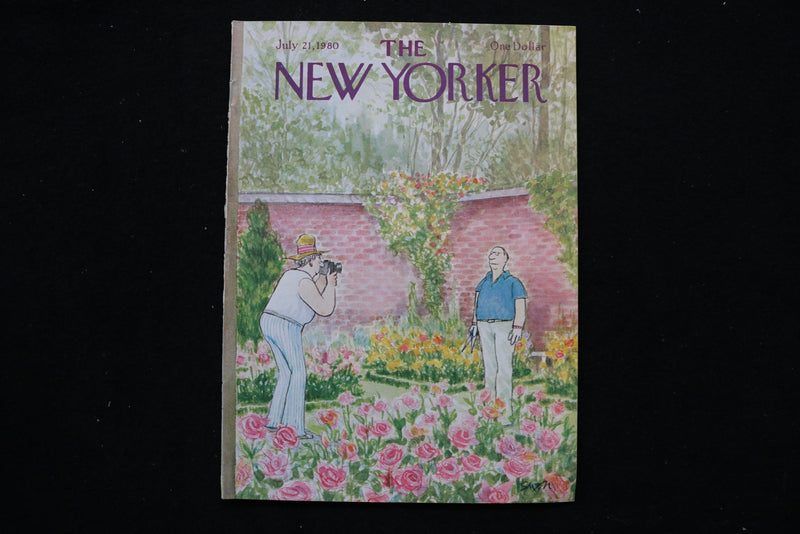 1980 JULY 21 NEW YORKER MAGAZINE - GREAT ILLUSTRATED COVER - NY 3032
