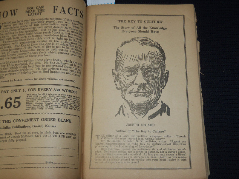 1930 NOVEMBER THE DEBUNKER AND THE AMERICAN PARADE MAGAZINE - K 597