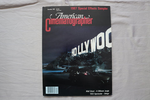 1987 DECEMBER AMERICAN CINEMATOGRAPHER MAGAZINE - DRAGNET COVER - E 19866