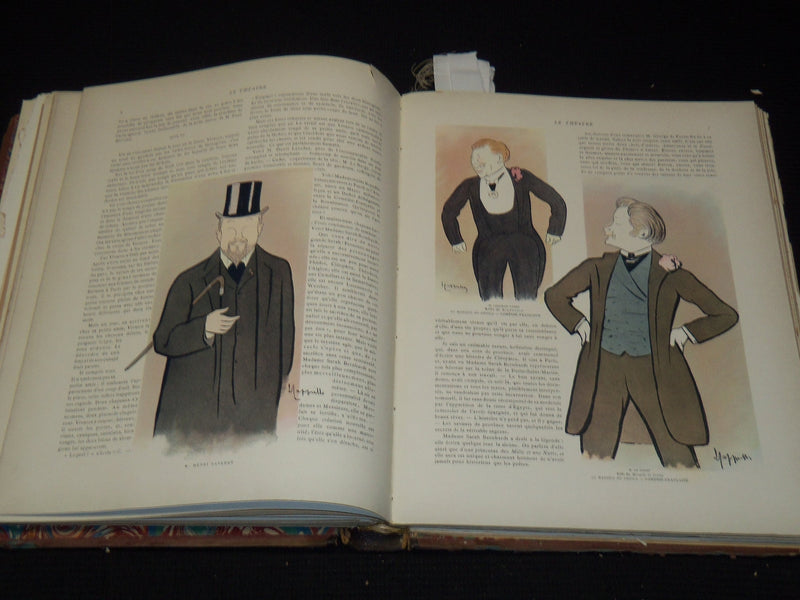 1903 JULY-DECEMBER LE THEATRE MAGAZINE BOUND VOLUME - 12 ISSUES - KD 2657E