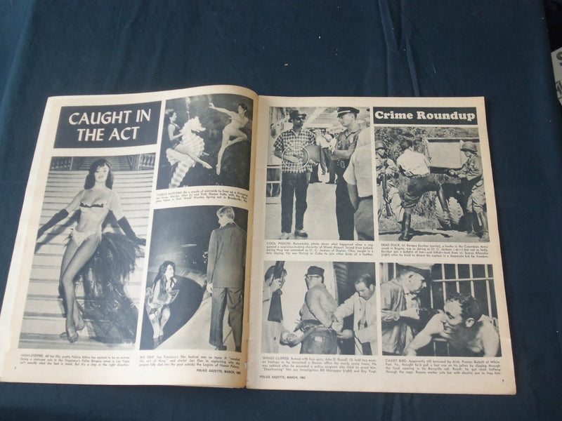 1962 MARCH THE NATIONAL POLICE GAZETTE MAGAZINE - RHONDA FLEMING - B 5712