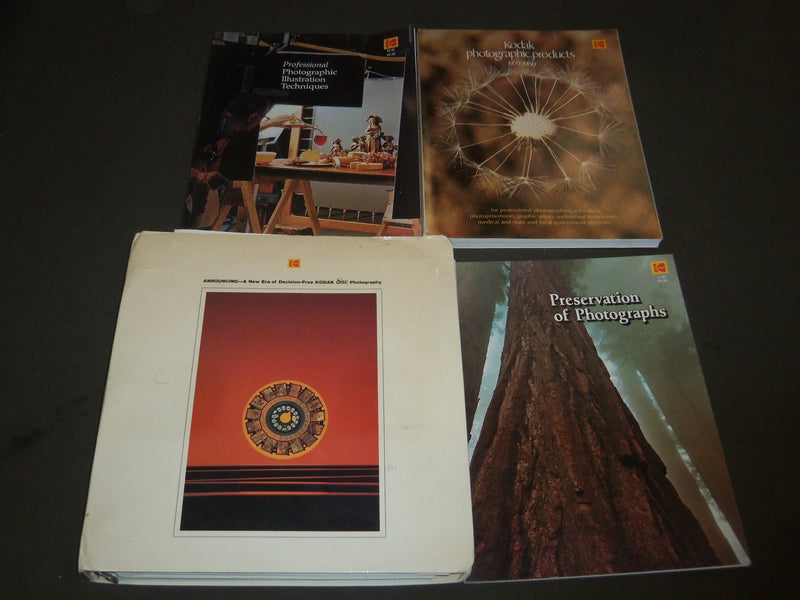 1912-1980'S KODAK GUIDES AND LITERATURE LOT OF 38 PIECES - NICE PHOTOS - O 1351