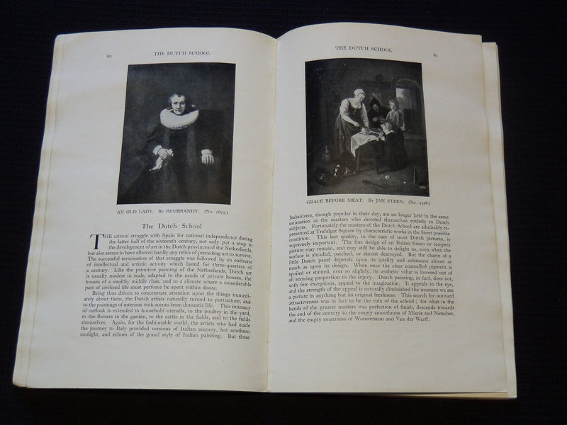 1923-1924 NATIONAL GALLERY ILLUSTRATED GUIDE BOOKS LOT OF 2 - J 8036
