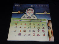 1983 #225 GRAPHIS MAGAZINE VERY NICE COVER ART & INSIDE PAGES - E 849