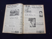 1958 JULY 11 BOSTON DAILY RECORD NEWSPAPER-GOLDFINE DARES THREAT OF JAIL-NP 6353