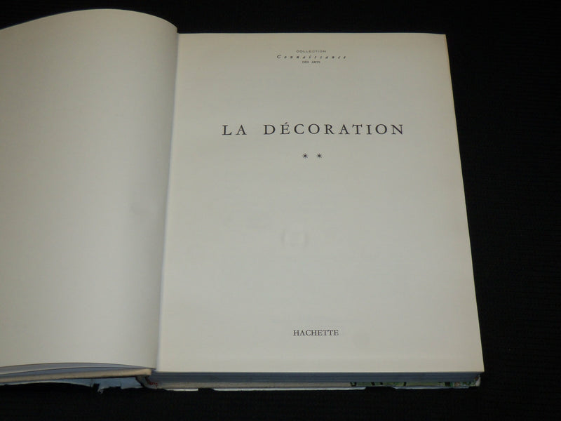 1963 LA DECORATION CONNAISSANCE DES ARTS FRENCH HARDCOVER BOOK - R 712I