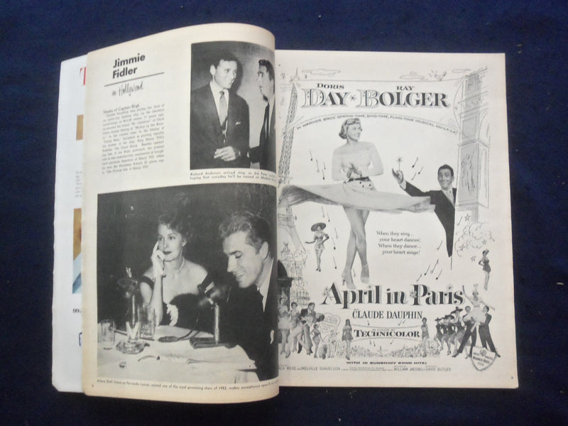 1953 FEBRUARY SCREEN STORIES MAGAZINE - DORIS DAY COVER - SP 4780Q