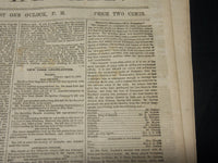 1854 APRIL 12 NEW YORK HERALD NEWSPAPER - THE TEMPEST - LEGISLATURE - NP 4891