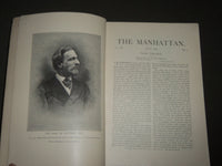 1884 JULY THE MANHATTAN ILLUSTRATED MONTHLY MAGAZINE VOLUME 4 NO. 1 - J 3353