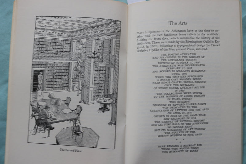 1973 A BOSTON ATHENAEUM ANTHOLOGY 1807-1972 - SOFTCOVER BOOK - K 2517