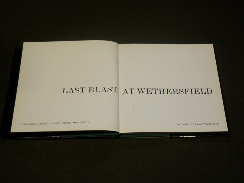 1984 LAST BLAST AT WETHERSFIELD - HARTFORD OPEN BOOK - WAYNE EASTEP - KD 6159
