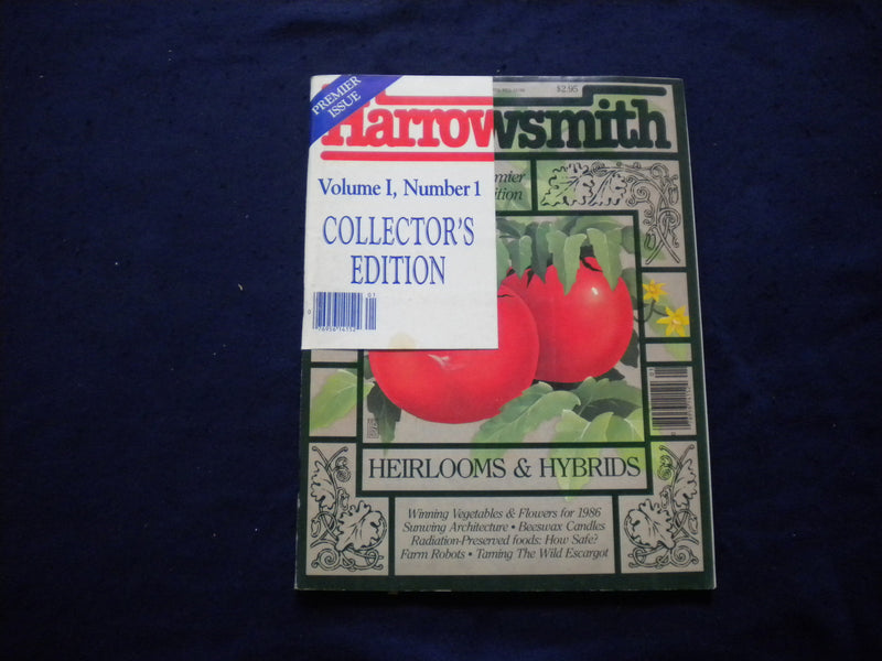 1986 JAN/FEB HARROWSMITH MAGAZINE - PREMIER EDITION - VOL. I, NO. 1 - B 2875L