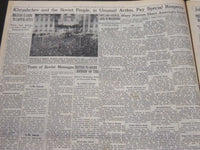 1963 NOVEMBER 24 NEW YORK TIMES - KENNEDY'S BODY LIES IN WHITE HOUSE - NT 7172