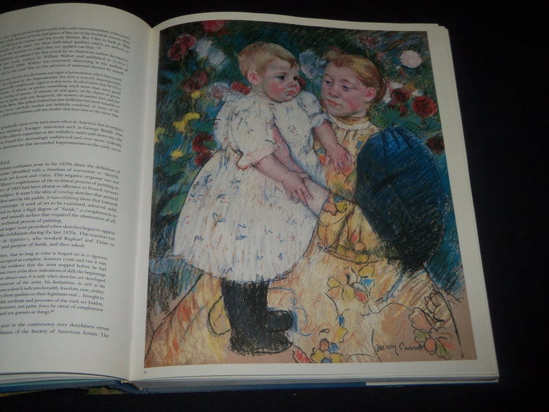 1984 AMERICAN IMPRESSIONISM HARDCOVER BOOK BY WILLIAM H. GERDTS - D 34