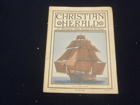 1923 MAY 26 CHRISTIAN HERALD MAGAZINE - A GHOST OF MARINE YESTERDAYS - ST 6609