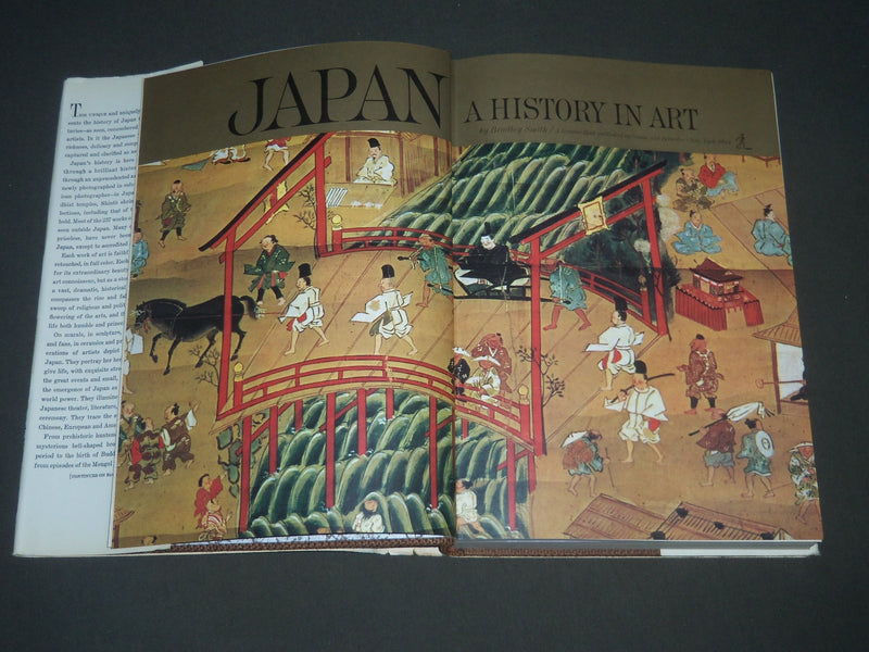 1964 JAPAN A HISTORY IN ART BY BRADLEY SMITH HARDCOVER BOOK - I 736