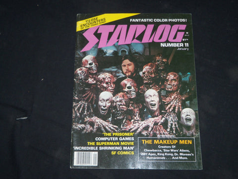 1978 JANUARY STARLOG MAGAZINE - THE MAKEUP MEN COVER - B 38