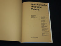 1973 AMERIKANISCHE ABSTRAKTE MALEREI GERMAN SOFTCOVER BOOK - J 6951