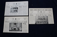 1949-1954 THE OWL NEWSPAPER - WESTMINSTER (MD) HIGH SCHOOL - LOT OF 48 - NP 8905