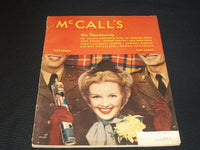 1941 NOVEMBER MCCALL'S MAGAZINE - NICE COLOR COVERS & ADS - E 1042