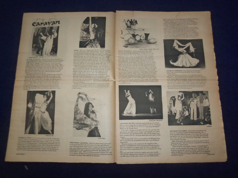 1978 HABIBI NEWSPAPER - VOLUME 4, NUMBER 7 - MIDDLE EASTERN DANCE/MUSIC- NP 6863