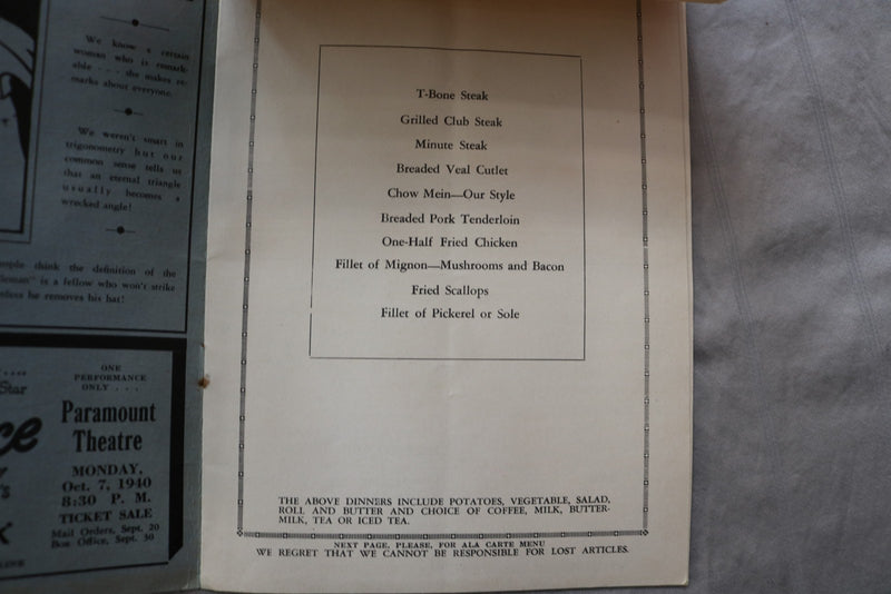 1940 SEPTEMBER-OCTOBER THE CALAMITY HOWLER SOFTCOVER BOOK - OHIO - K 3465