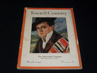 1930 MARCH 15 TOWN & COUNTRY MAGAZINE - MAURICE FROMKES FRONT COVER - E 2538