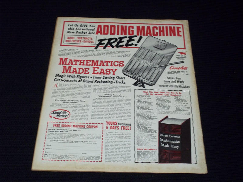 1942 FEBRUARY 3 PIC MAGAZINE - THE YARDSTICK STRETCH FRONT COVER - E 20595
