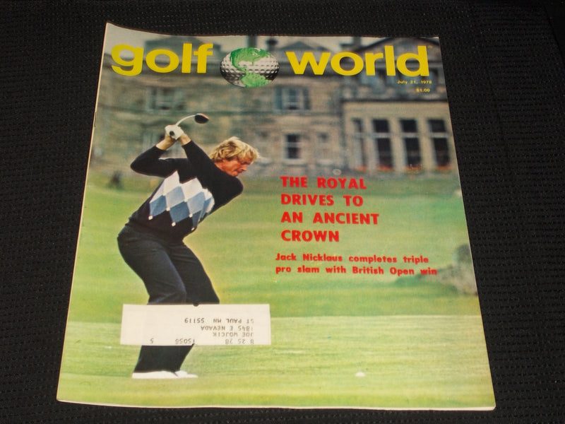 1978 JULY 21 GOLF WORLD MAGAZINE - JACK NICKLAUS BRITISH OPEN COVER - E 6689