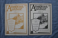 1931-1932 AMERICAN AUTHOR MAGAZINE - LOT OF 8 - E 26440