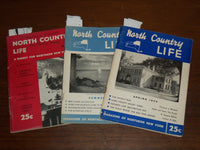 1948-1951 NORTH COUNTRY LIFE MAGAZINE LOT OF 3 - NORTHERN NEW YORK - K 1283