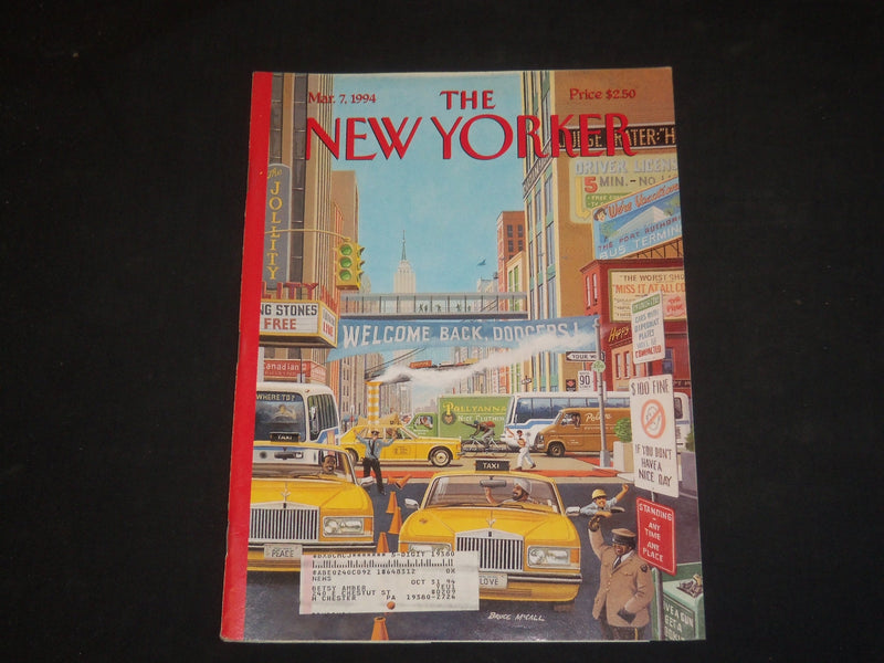 1994 MARCH 7 THE NEW YORKER MAGAZINE - ILLUSTRATED COVER - NY 1624