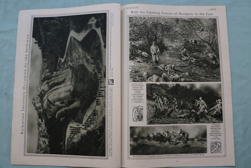 1915 NOV 4 NEW YORK TIMES MID-WEEK PICTORIAL - BULGARIA CZAR FERDINAND - NP 9153