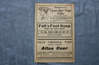 1914 AUGUST 31 THE STAR AND GARTER SHOW PROGRAM - GAIETY THEATRE - K 2749