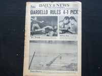 1954 MAY 22 NY DAILY NEWS NEWSPAPER - GIARDELLO RULES 4-1 PICK - NP 2482