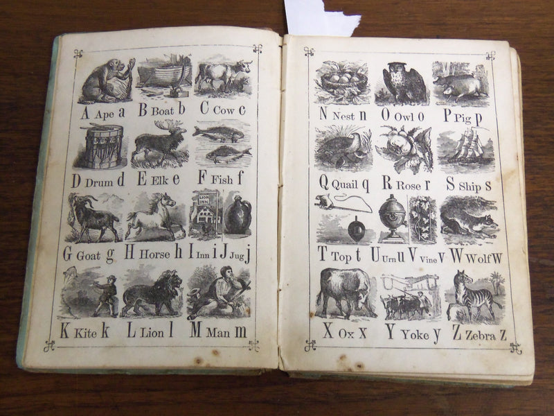 1875 HILLARD'S PRIMER OR FIRST READER BOOK BY G. HILLARD & CAMPBELL - K 2014