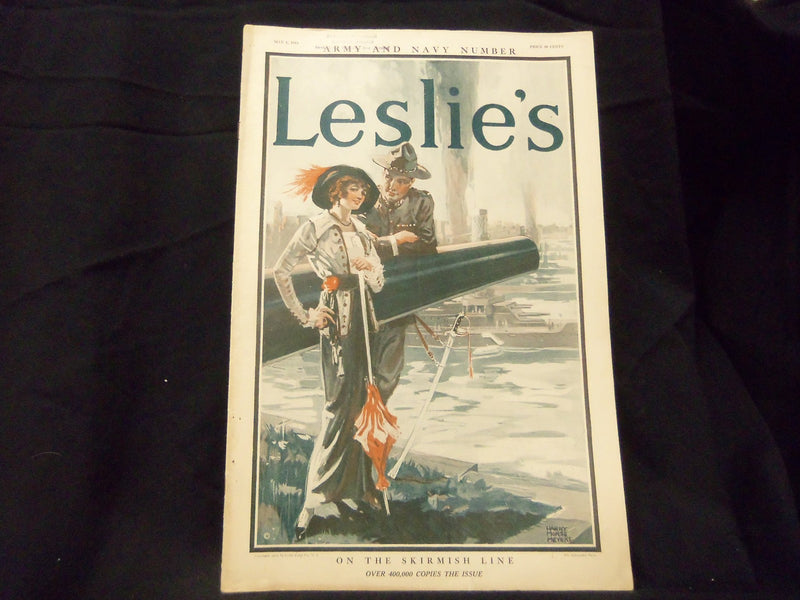 1913 MAY 1 LESLIE'S WEEKLY MAGAZINE - ARMY AND NAVY NUMBER - ST 1229