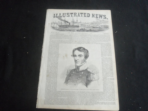 1853 SEPTEMBER 3 ILLUSTRATED NEWS MAGAZINE - COMMANDER INGRAHAM - B 5531N