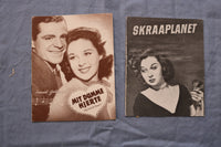 1950'S SUSAN HAYWARD MOVIE PROMO BOOKS IN DUTCH - LOT OF 10 - K 731