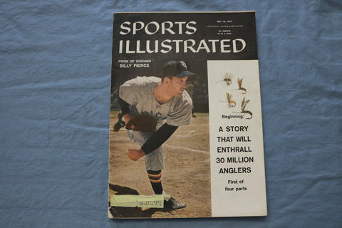 1957 MAY 13 SPORTS ILLUSTRATED MAGAZINE - BILLY PIERCE COVER - ST 5505H