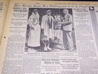 1931 AUG 24 NEW YORK TIMES - HELEN WILLS MOODY WINS TITLE FOR 7TH TIME - NT 2439