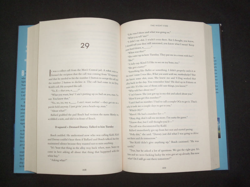 2019 THE NIGHT FIRE HARDCOVER BOOK BY MICHAEL CONNELLY - KD 9292